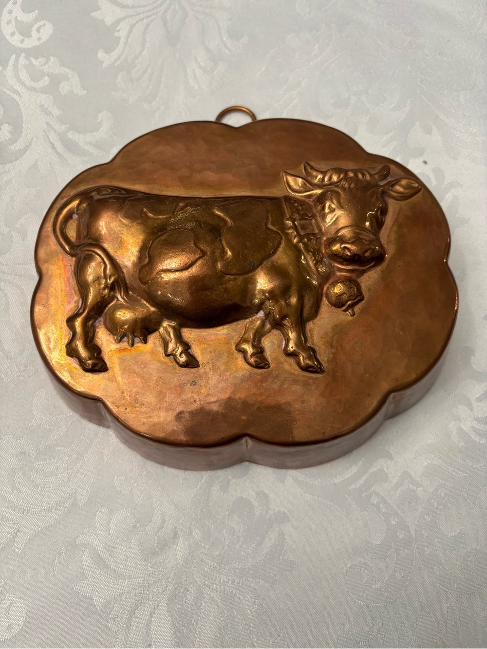 Birth-Gramm Switzerland cow copper mold farmhouse cottagecore